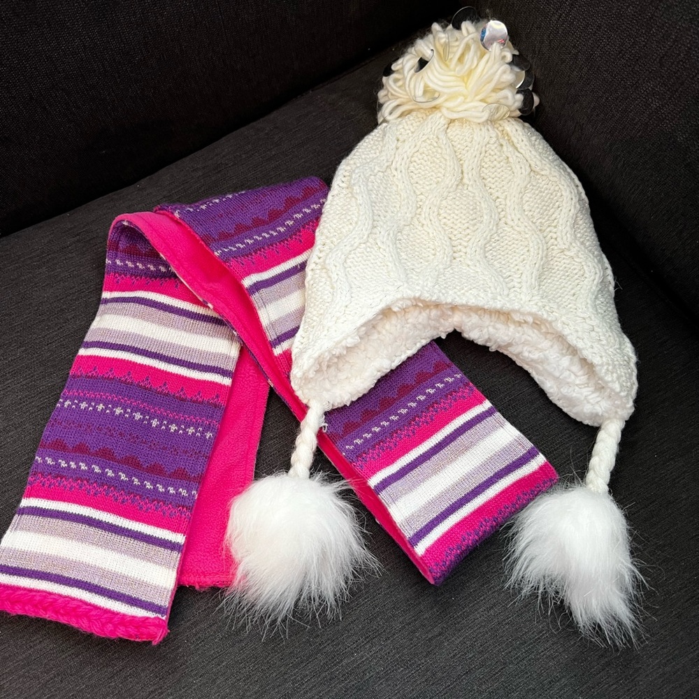 Girls Hat & Scarf